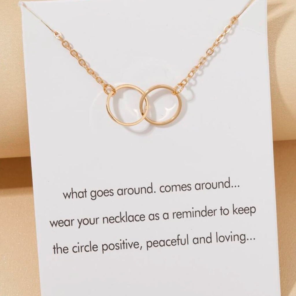 Karma Circle Of Life Dainty Necklace